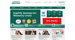 Desktop Screenshot of kaspersky24.lt